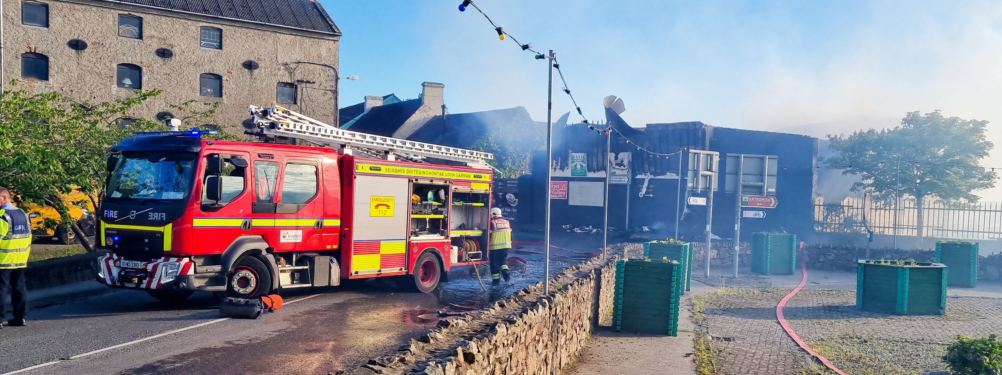 Massive blaze closes Castlebridge village